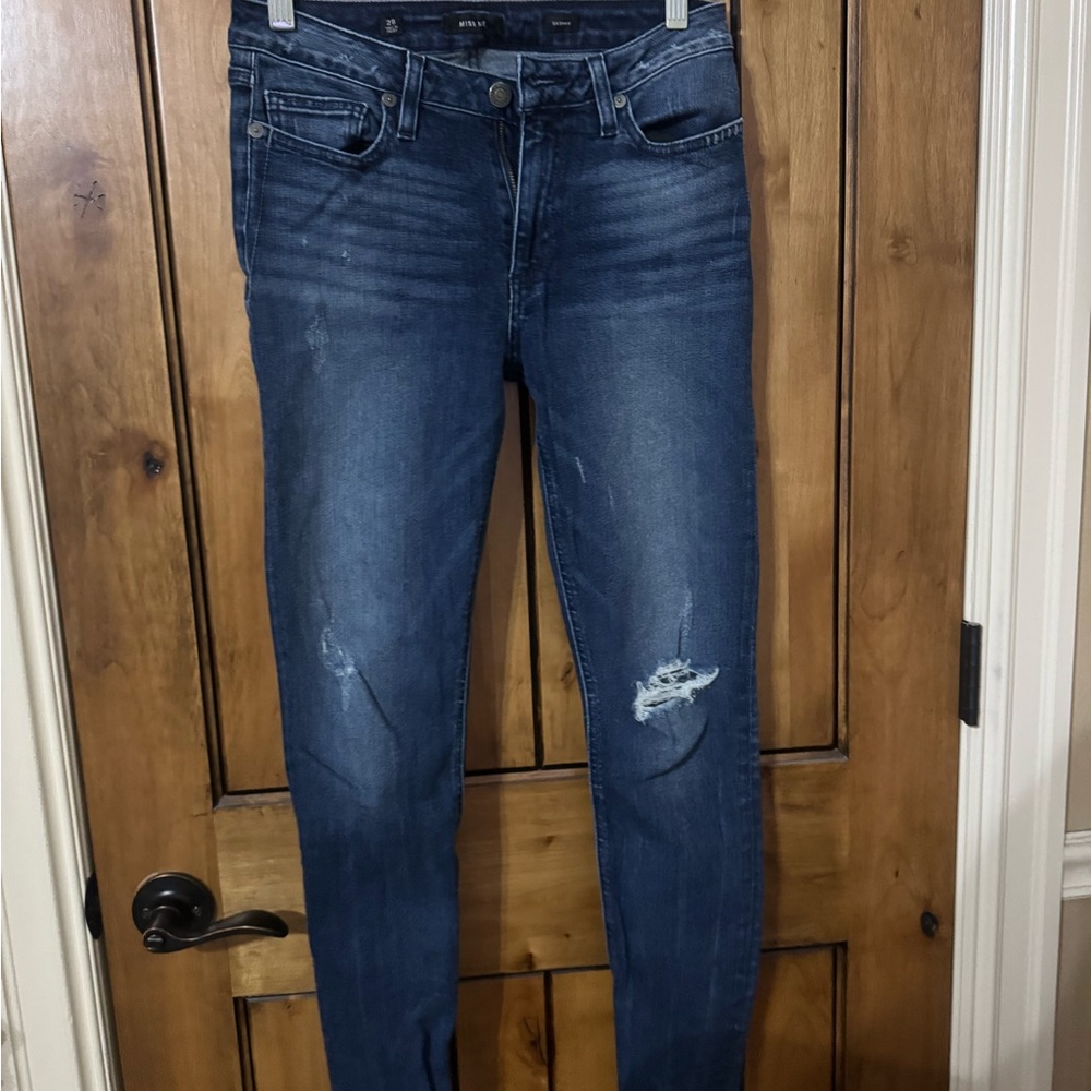 Miss Me Dark Blue Skinny Jeans